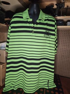 Red Ape Green/Black Polo Size 5X